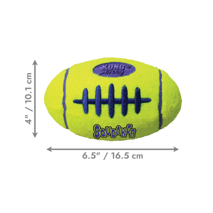 KONG AirDog Squeaker Football - играчка с пищялка за кучета