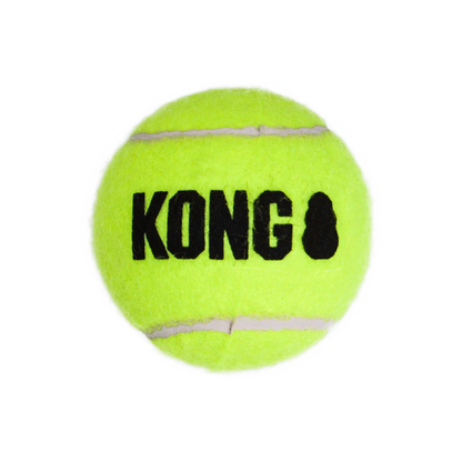 KONG SqueakAir Balls M - тенис топки с пищялка за кучета 6 бр