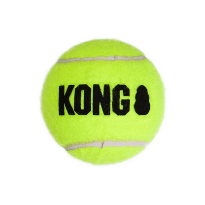 KONG SqueakAir Balls - тенис топки с пищялка за кучета 3 бр