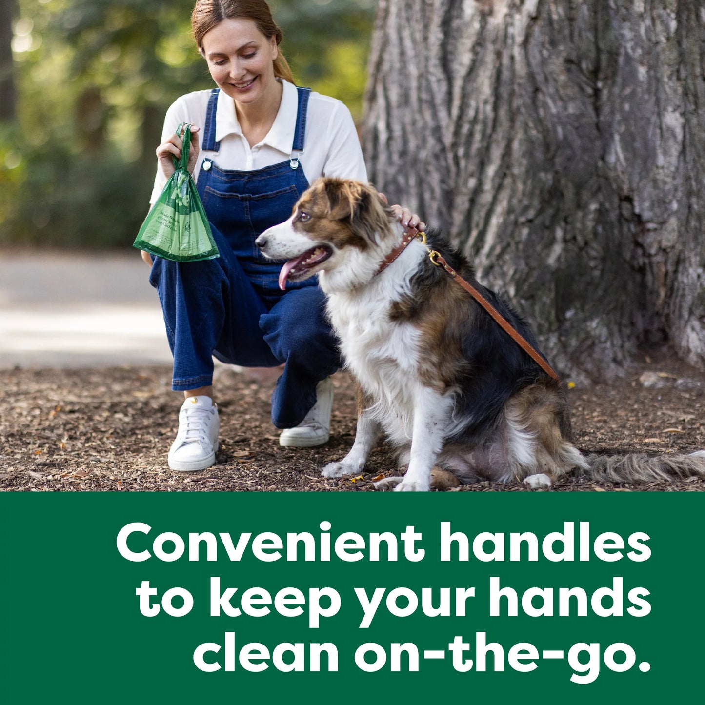 Earth Rated Handle Bags - 120 броя пликове тип потник от рециклирана пластмаса