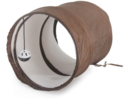 Camon Cat Toy Modular Tunnel - тунел за котки 50 / 26 см, кафяв