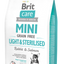 Brit Care Mini Light and Sterilised - със заешко месо и сьомга за кастрирани и кучета от малки породи