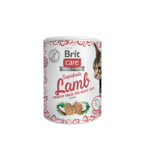 Brit Care Cat Snack Superfruits Lamb - лакомства за котки с агнешко месо 100 гр
