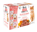 Brit Care - селекция птичи и рибни филенца в сос грейви 12 х 85 гр