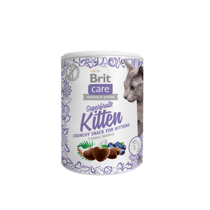 Brit Care Superfruits Kitten - лакомство за котенца без зърнени култури 100 гр