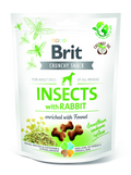 Brit Care Crunchy Cracker Insects with Rabbit and Fennel - лакомство за кучета с насекоми, заешко и копър за подсилване на имунната система 200 гр