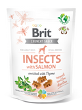 Brit Care Dog Crunchy Cracker Insects with Salmon enriched with Thyme - крекери с насекоми, сьомга и мащерка 200 гр