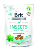 Brit Care Crunchy Cracker Insects with Tuna and Mint - лакомство за кучета с насекоми, риба тон и мента за свеж дъх 200 гр