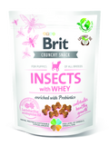 Brit Care Crunchy Cracker Insects with Whey and Probiotics - лакомство за малки кученца с насекоми,пробиотици и мая за здравословен растеж 200 гр