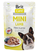 Brit Care Mini with Lamb Fillets in Gravy - филета в сос за малки породи кучета с агнешко 85 гр
