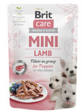 Brit Care Mini Puppy with Lamb Fillets in Gravy - филета в сос от агнешко за кученца от мини породи 85 гр
