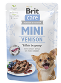 Brit Care Mini with Venison Fillets in Gravy - филета в сос за кучета от мини и малки породи с еленско месо 85 гр
