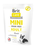 Brit Care Mini Grain Free Adult - суха храна с агнешко месо за кучета малки породи над 10 месеца