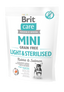 Brit Care Mini Light and Sterilised - със заешко месо и сьомга за кастрирани и кучета от малки породи