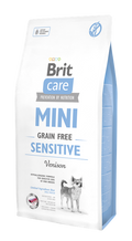 Brit Care Mini Sensitive Grain Free - Dry food with venison for small breed dogs with sensitive digestion