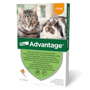 Advantage - за котки над 4 кг. / кутия с четири броя пипети /
