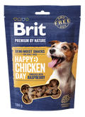 Brit Premium by Nature Dog Snacks with Chicken and Raspberry - полувлажни лакомства с пилешко и малини 180 гр