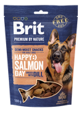 Brit Premium by Nature Dog Snacks Salmon with Dill - полувлажни лакомства със сьомга и копър 180 гр