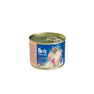 Brit Premium by Nature Chicken with Rice - пастет за котки пилешко месо с ориз 200 гр