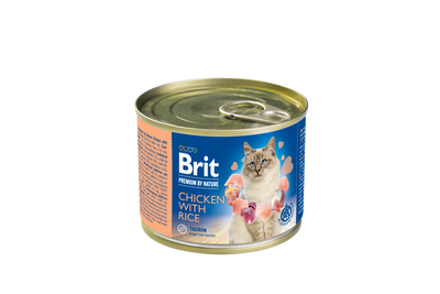 Brit Premium by Nature Chicken with Rice - пастет за котки пилешко месо с ориз 200 гр