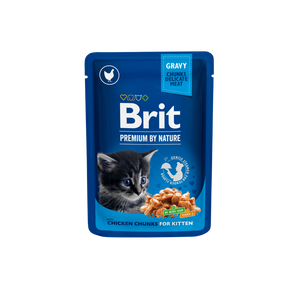 Brit Kitten - пауч за котенца с пилешко месо 100 гр