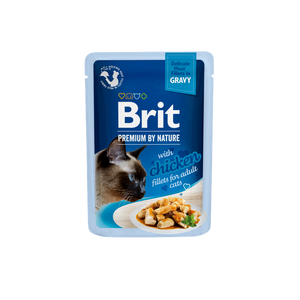Brit Premium Delicate - пилешки филенца в сос 85 гр
