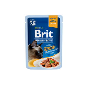 Brit Premium Delicate Tuna - филенца от риба тон в сос 85 гр