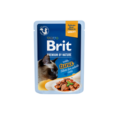 Brit Premium Delicate Tuna - филенца от риба тон в сос 85 гр