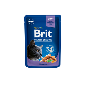 Brit Cod Fish - пауч за котки с риба треска 100 гр