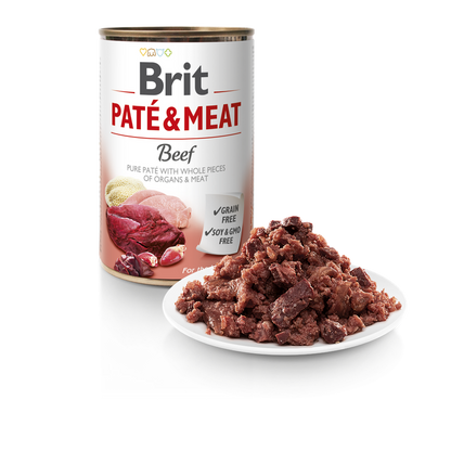 Brit Pate and Meat Beef - пастет за кучета с говеждо месо