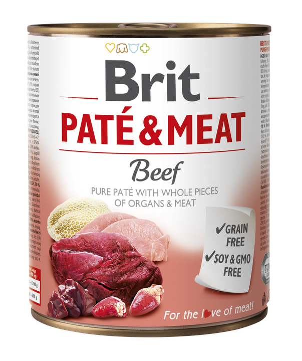 Brit Pate and Meat Beef - пастет за кучета с говеждо месо