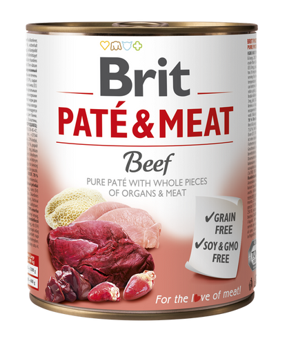 Brit Pate and Meat Beef - пастет за кучета с говеждо месо