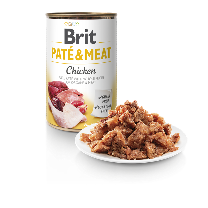 Brit Pate and Meat Chicken - пастет за кучета с пилешко месо