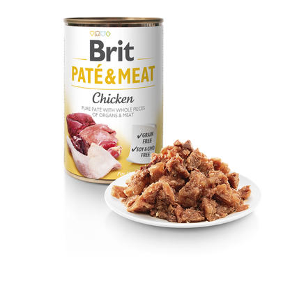 Brit Pate and Meat Chicken - пастет за кучета с пилешко месо