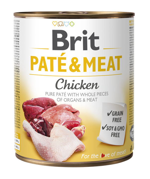 Brit Pate and Meat Chicken - пастет за кучета с пилешко месо