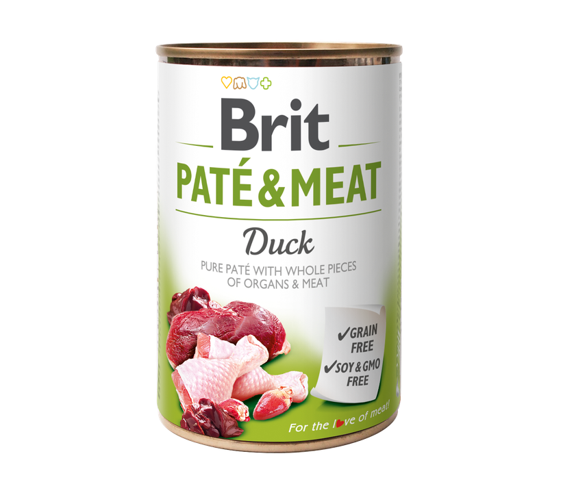 Brit Pate and Meat Duck - пастет за кучета с патешко месо