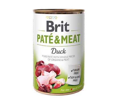 Brit Pate and Meat Duck - пастет за кучета с патешко месо