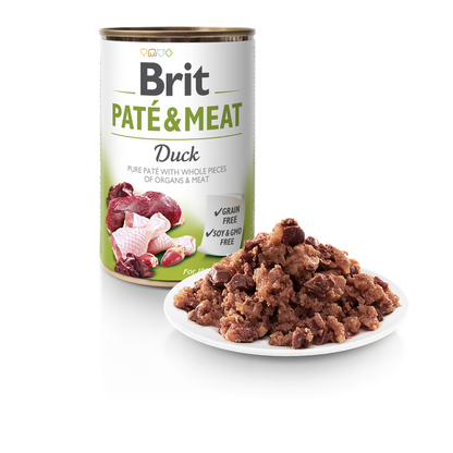 Brit Pate and Meat Duck - пастет за кучета с патешко месо