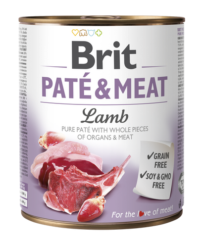 Brit Pate and Meat Lamb - пастет за кучета с агнешко месо