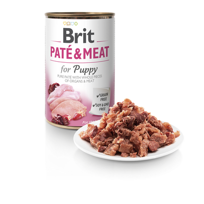 Brit Pate and Meat Puppy - пастет за кученца с пилешко и пуешко месо