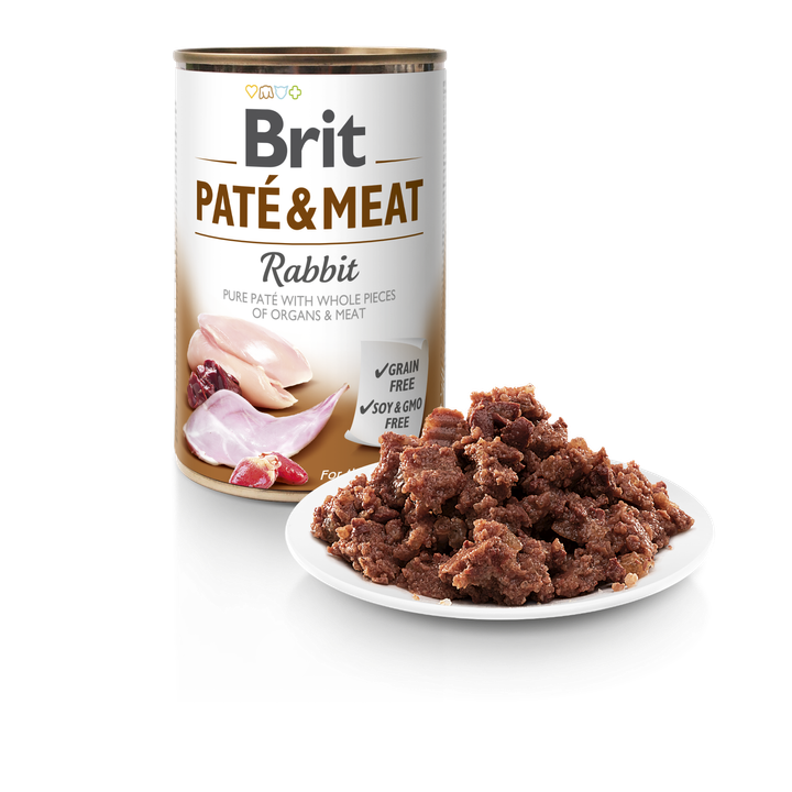 Brit Pate and Meat Rabbit - пастет за кучета със заешко месо