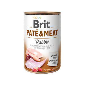 Brit Pate and Meat Rabbit - пастет за кучета със заешко месо