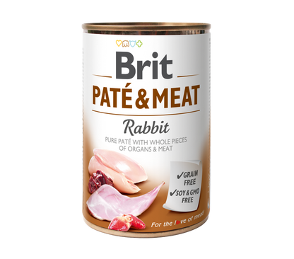 Brit Pate and Meat Rabbit - пастет за кучета със заешко месо