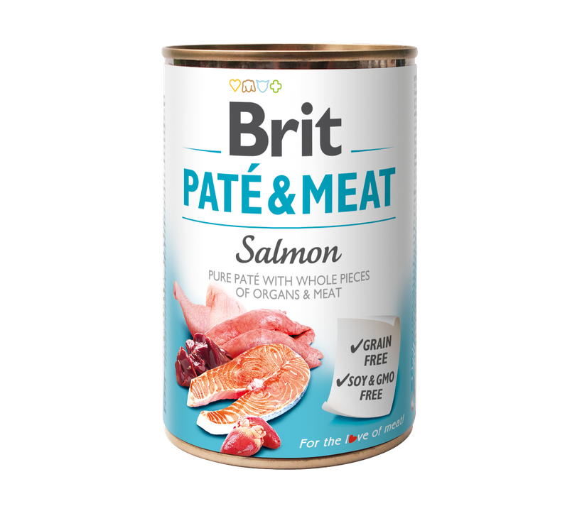 Brit Pate and Meat Salmon - пастет за кучета със сьомга