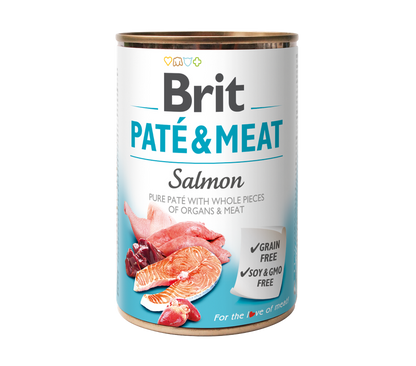 Brit Pate and Meat Salmon - пастет за кучета със сьомга