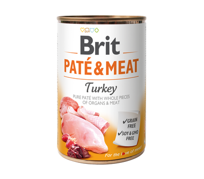 Brit Pate and Meat Turkey - пастет за кучета с пуешко месо