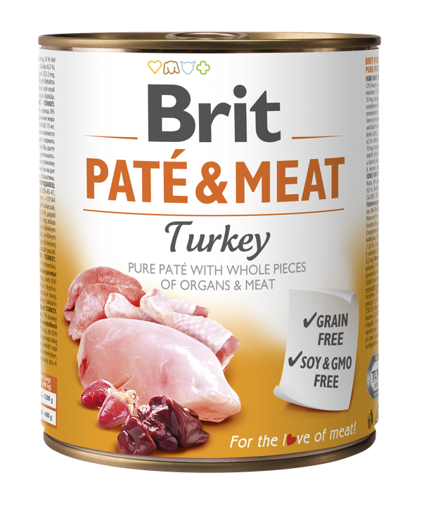 Brit Pate and Meat Turkey - пастет за кучета с пуешко месо