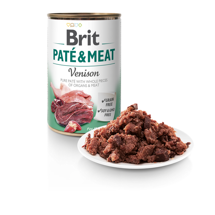 Brit Pate and Meat Venison - пастет за кучета с еленско месо