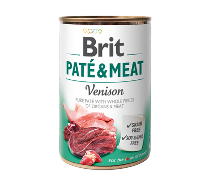 Brit Pate and Meat Venison - пастет за кучета с еленско месо