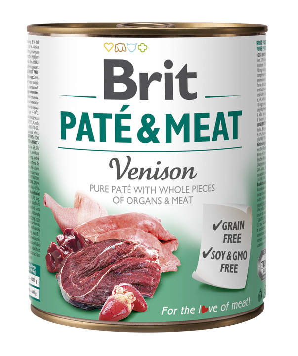 Brit Pate and Meat Venison - пастет за кучета с еленско месо